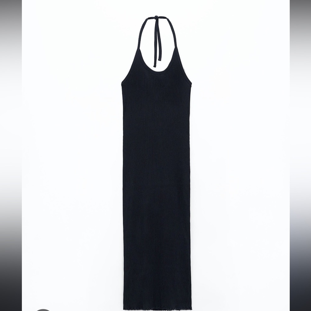 Filippa K RIB HALTER DRESS